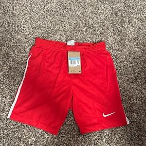Nike Kids Bright Red Athletic Shorts